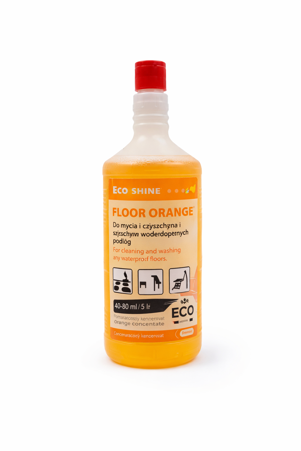 Eco Shine FLOOR ORANGE 1 L - płyn do mycia podłóg