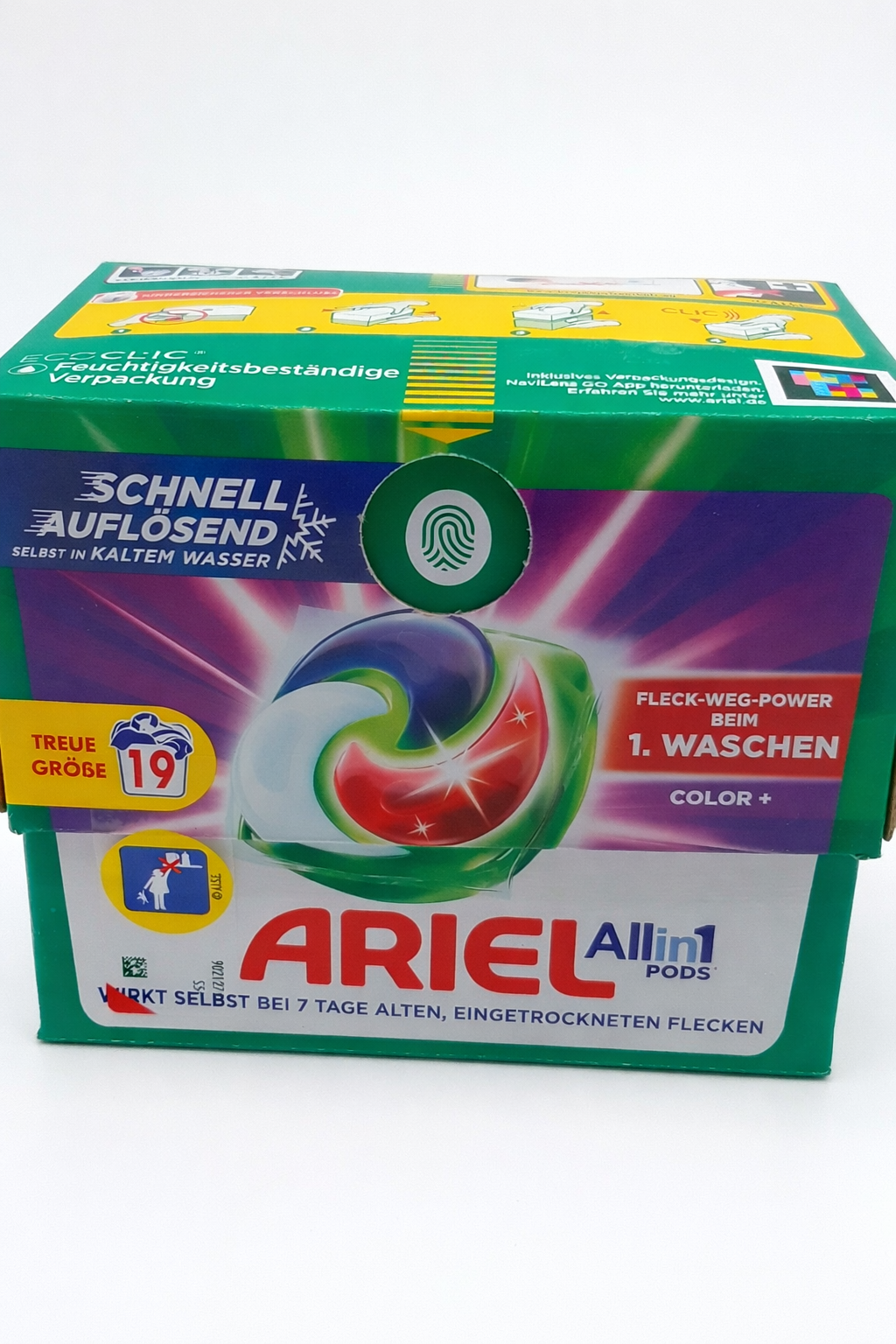 Ariel Color+ kapsułki do prania kolorów 19-wl
