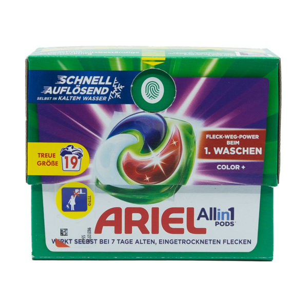 Ariel Color+ kapsułki do prania kolorów 19 sztuk