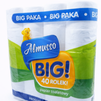Papier toaletowy Almusso Big 3-warstwowy – 40 rolek