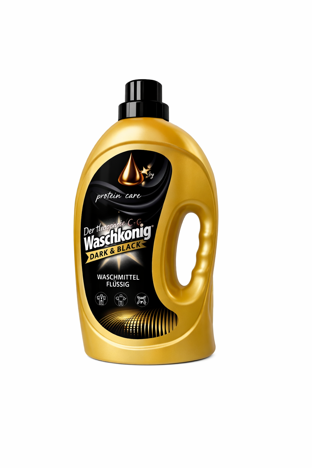 Der Waschkonig Dark & Black 3 L – płyn do prania czarnego