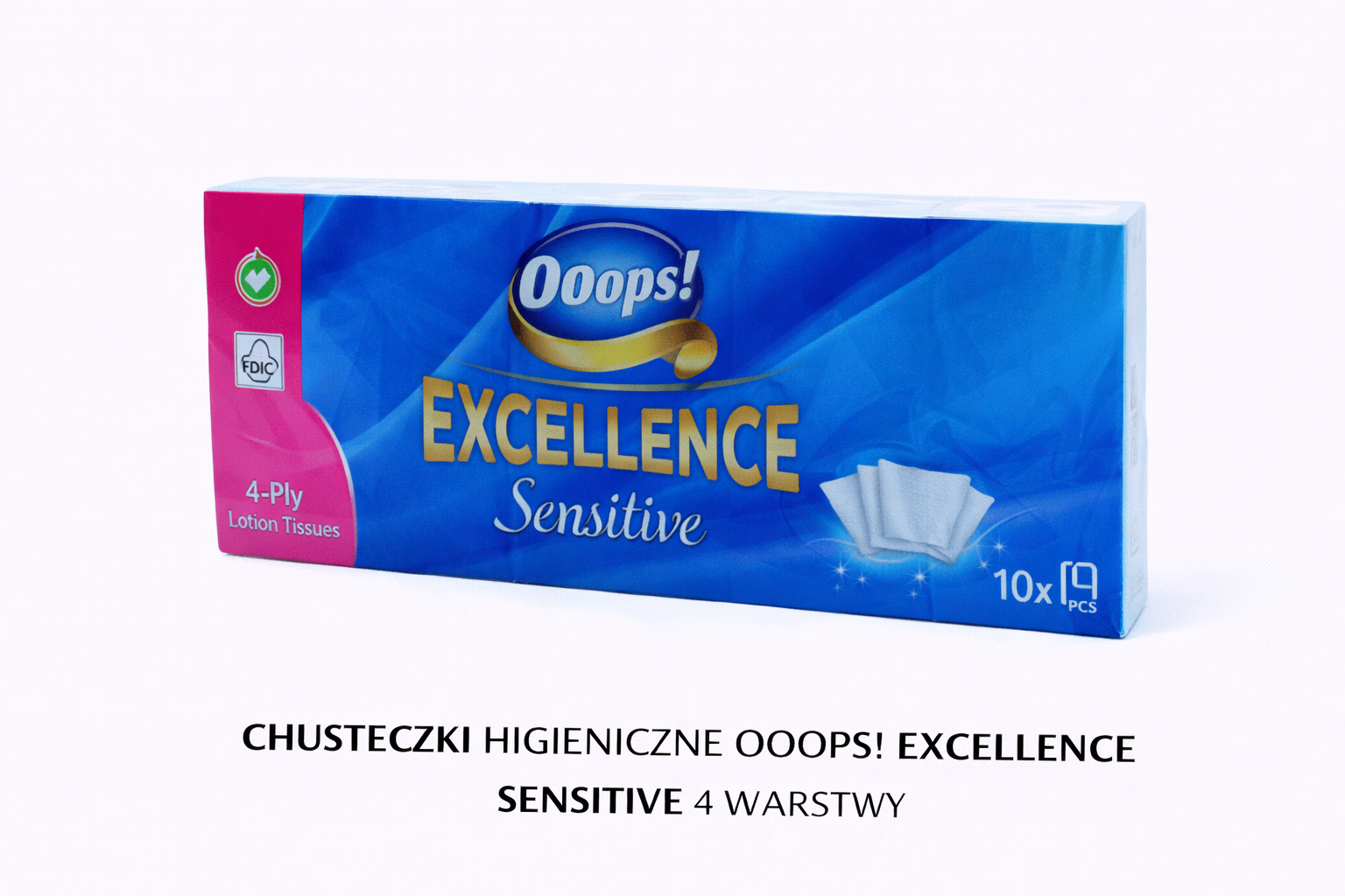 Chusteczki Higieniczne Ooops! excellence Sensitive 4 Warstwy