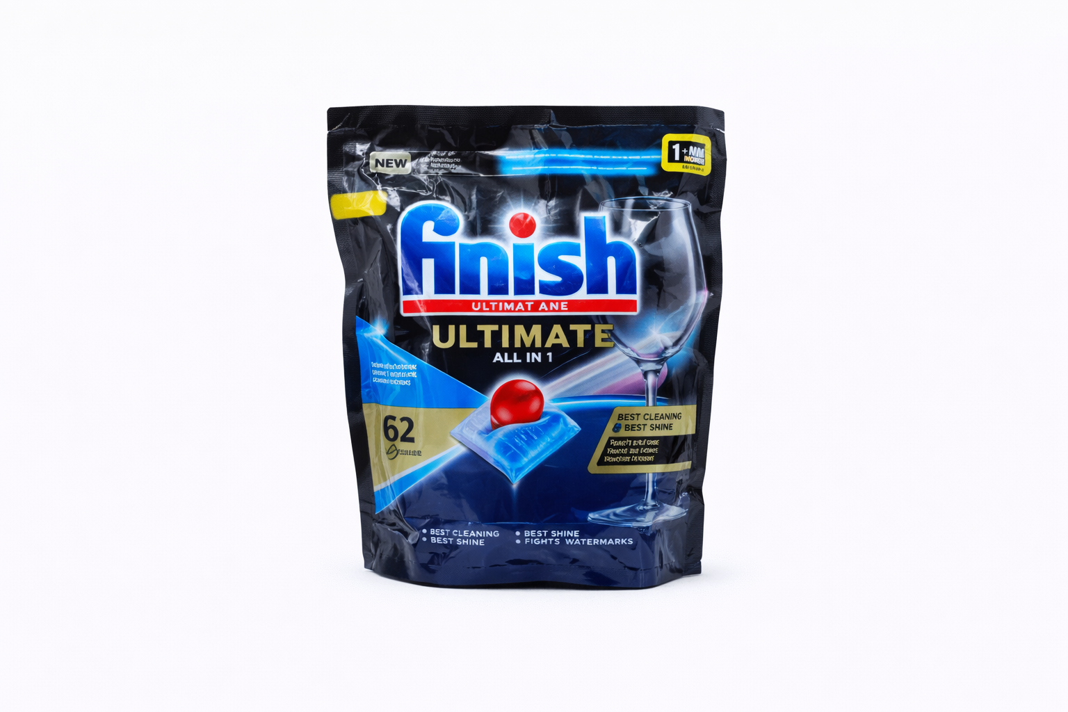 Finish Ultimate Regular 62 szt kapsułki do zmywarki skuteczne czyszczenie