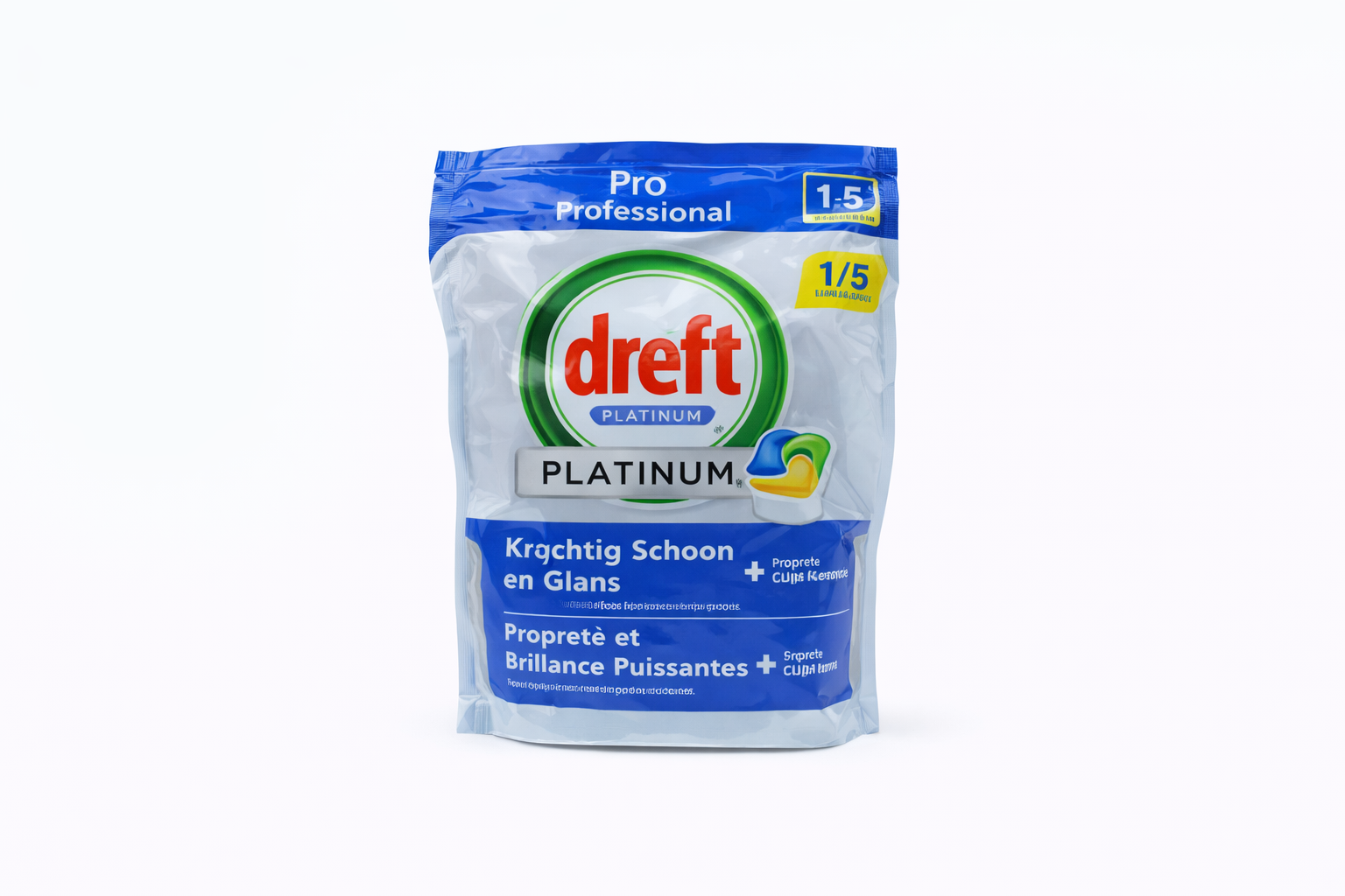 Dreft kapsułki do zmywarki Platinum Professional LEMON CYTRYNOWE 75 szt