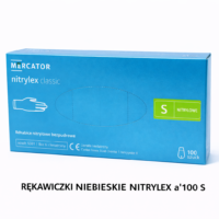 Rękawiczki niebieskie  diagnostyczne NITRYLEX '100 S