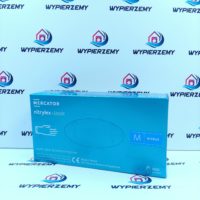 Rękawiczki Mercator Medical Nitrylex Classic r. M niebieskie 100 sztuk