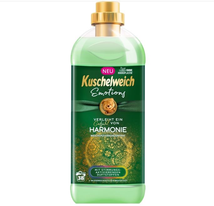 Płyn do płukania Kuschelweich Harmonie koncentrat 1 l 38 prań