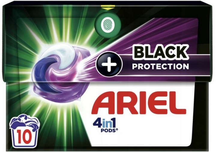 ARIEL BLACK PROTECTION kapsułki do prania czarnych i ciemnych tkanin 10szt