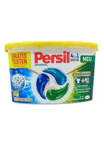 PERSIL KAPUSŁKI DO PRANIA TKANIN UNIWERSALNE 20 SZT