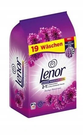 LENOR 2W1 Proszek do prania tkanin kolorowych AMETHYST 19prań 1,235kg
